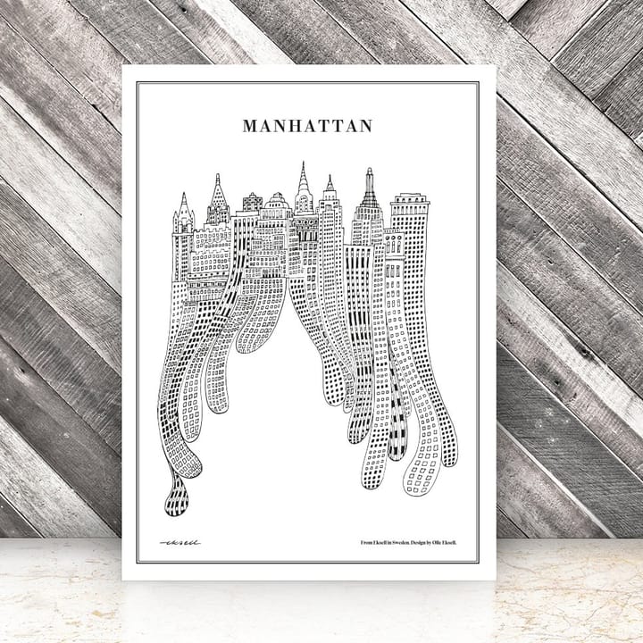 Manhattan ポスター, 50x70 cm Olle Eksell | オーレ エクセル