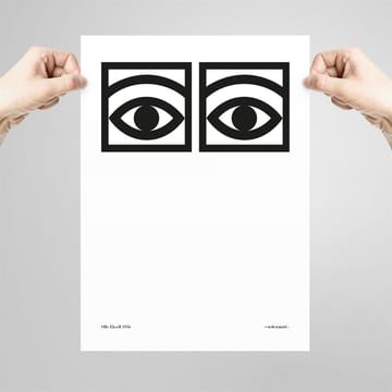 Ögon one-eye ポスター - 50x70 cm - Olle Eksell | オーレ エクセル