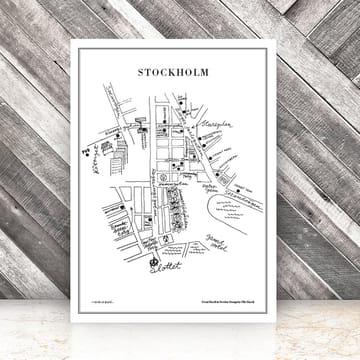 Stockholm ポスター - 50x70 cm - Olle Eksell | オーレ エクセル