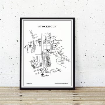 Stockholm ポスター - 50x70 cm - Olle Eksell | オーレ エクセル