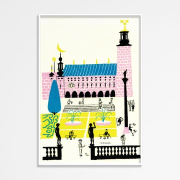 Stockholm City Hall ポスター - 50x70 cm - Olle Eksell | オーレ エクセル