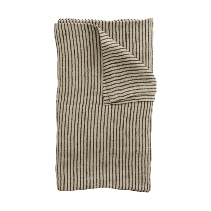 Stripe リネン テーブルクロス 150x300 cm - Black sand - Olsson & Jensen | オルソン & ジェンセン