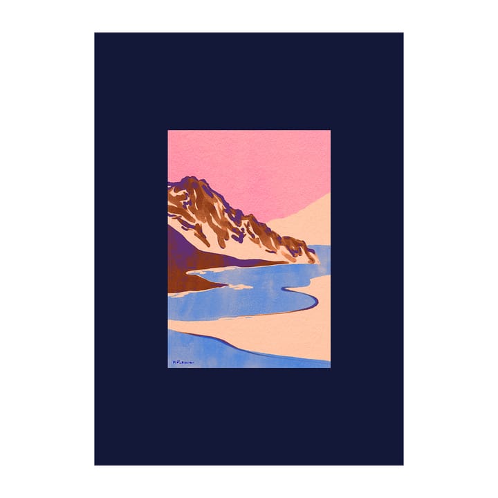 Blue Landscape ポスター - 50x70 cm - Paper Collective | ペーパーコレクティブ