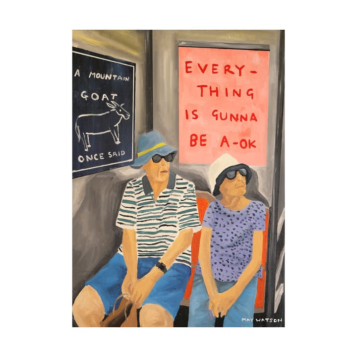 Everything Is Gunna Be OK ポスター - 30x40 cm - Paper Collective | ペーパーコレクティブ