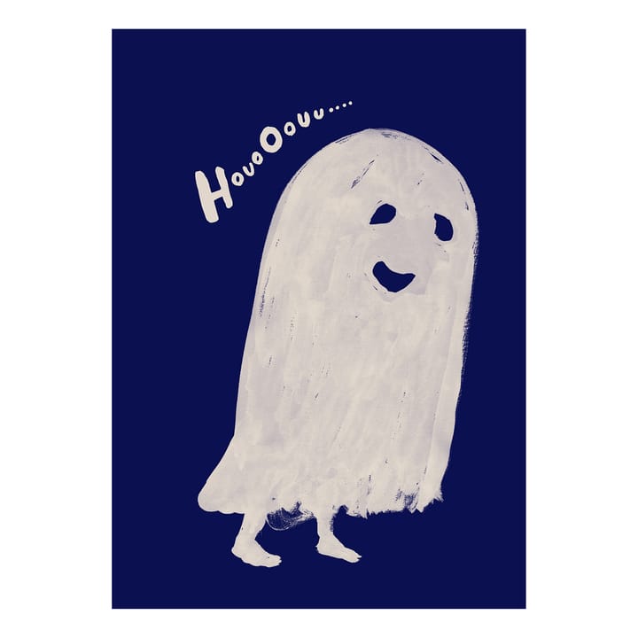 HouoOouu white ポスター - 50x70 cm - Paper Collective | ペーパーコレクティブ