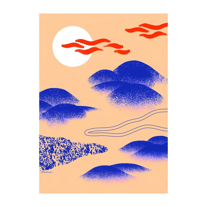 Japanese Hills ポスター - 50x70 cm - Paper Collective | ペーパーコレクティブ