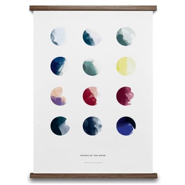 Moon phases ポスター - 50x70 cm - Paper Collective | ペーパーコレクティブ