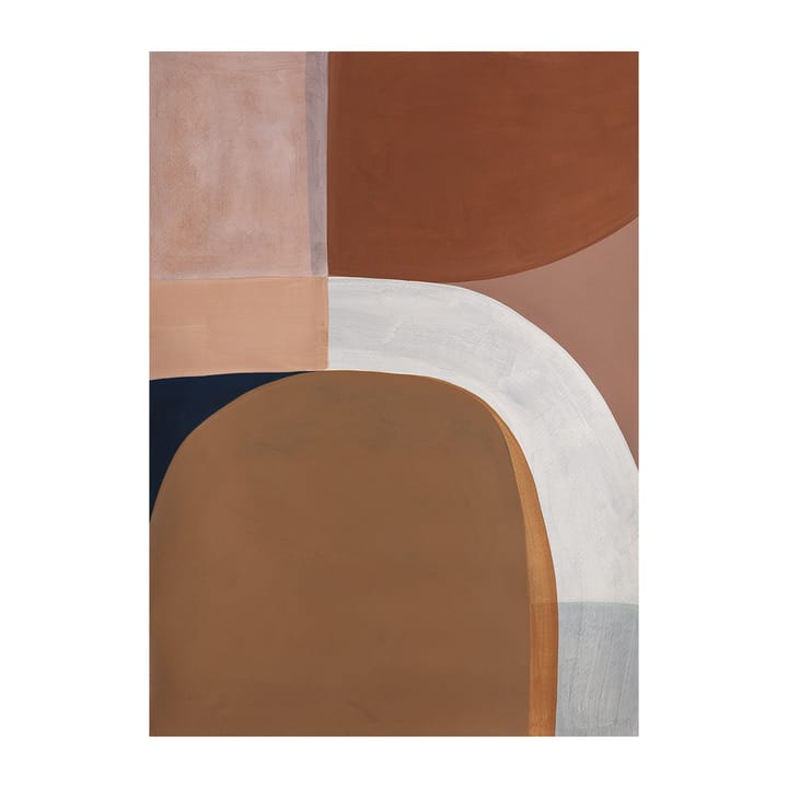 Painted Shapes 01 ポスター - 50x70 cm - Paper Collective | ペーパーコレクティブ