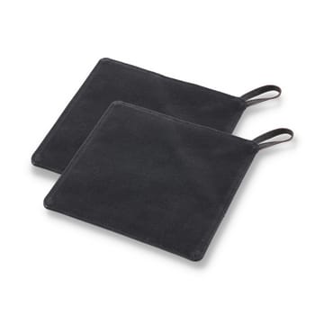 Pillivuyt Gourmet オーブンミット 20.5x20.5 cm 2枚セット - Black leather - Pillivuyt | ピリヴィッツ