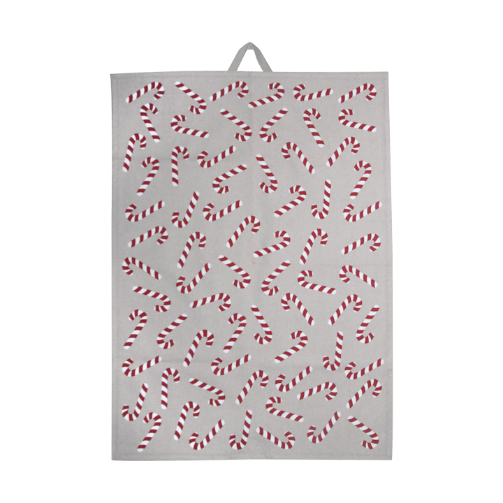 Candy cane キッチンタオル 50x70 cm - White-grey-red - Pluto Design