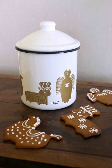 Stig L Gingerbread ジャー - White gold - Pluto Design