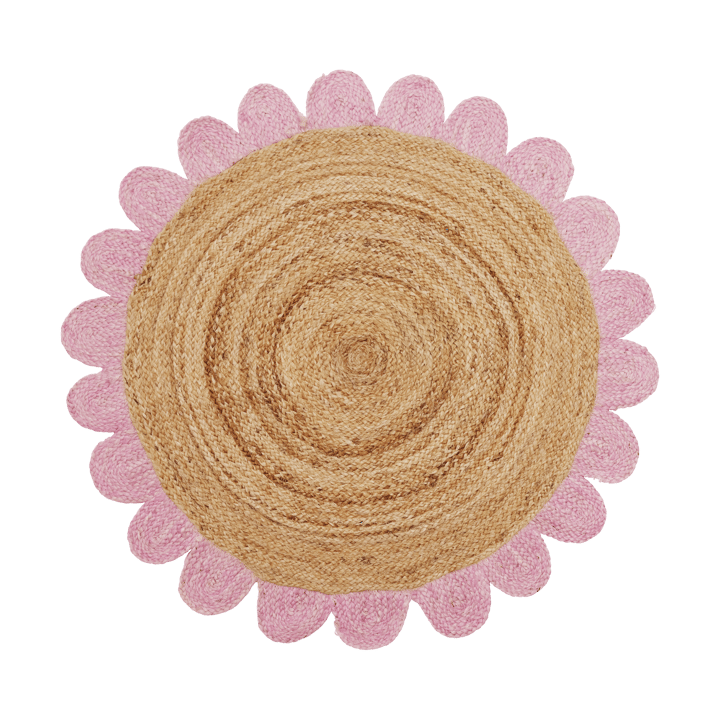 Rice jute ラグ Ø120 cm - Pink - RICE | ライス