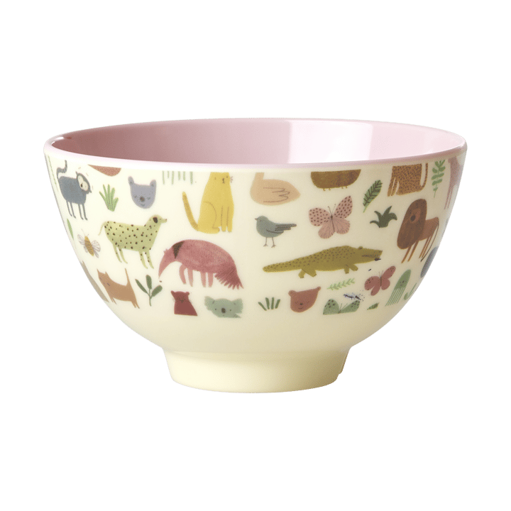 Rice メラミンボウル S, Sweet Jungle Print-Soft Pink RICE | ライス