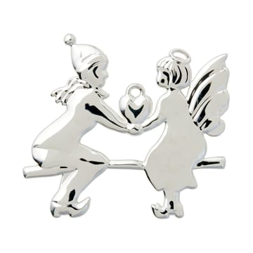 Karen Blixen ハンギング クリスマスオーナメント angel on gungbräda - Silver plated - Rosendahl | ロゼンダール