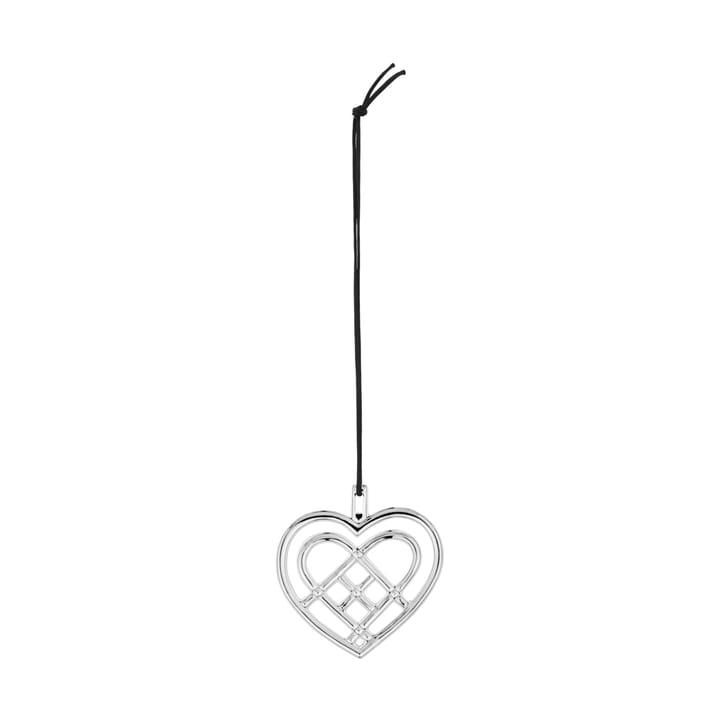 Weaved Heart クリスマスオーナメント 6.5 cm, Silver-plated Rosendahl | ロゼンダール