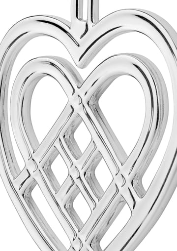 Weaved Heart クリスマスオーナメント 6.5 cm - Silver-plated - Rosendahl | ロゼンダール