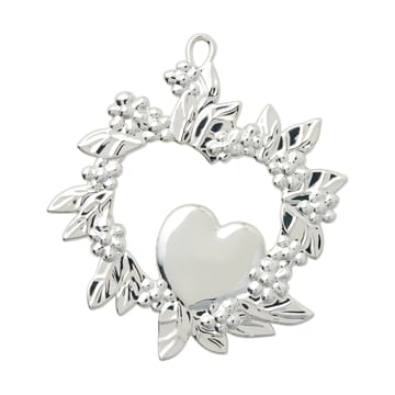 Wild Heart クリスマスオーナメント 8 cm - Silver-plated - Rosendahl | ロゼンダール