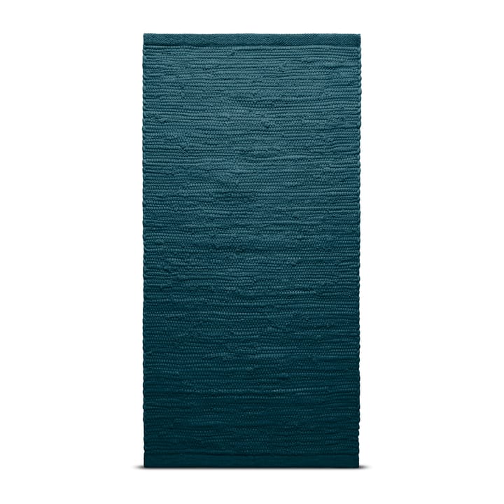 コットンラグ  170x240 cm - petroleum (petrolblue) - Rug Solid | ラグソリッド