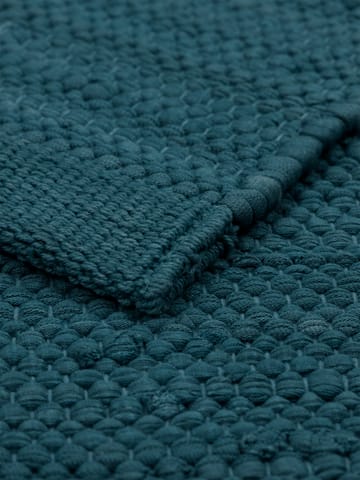 コットンラグ  170x240 cm - petroleum (petrolblue) - Rug Solid | ラグソリッド