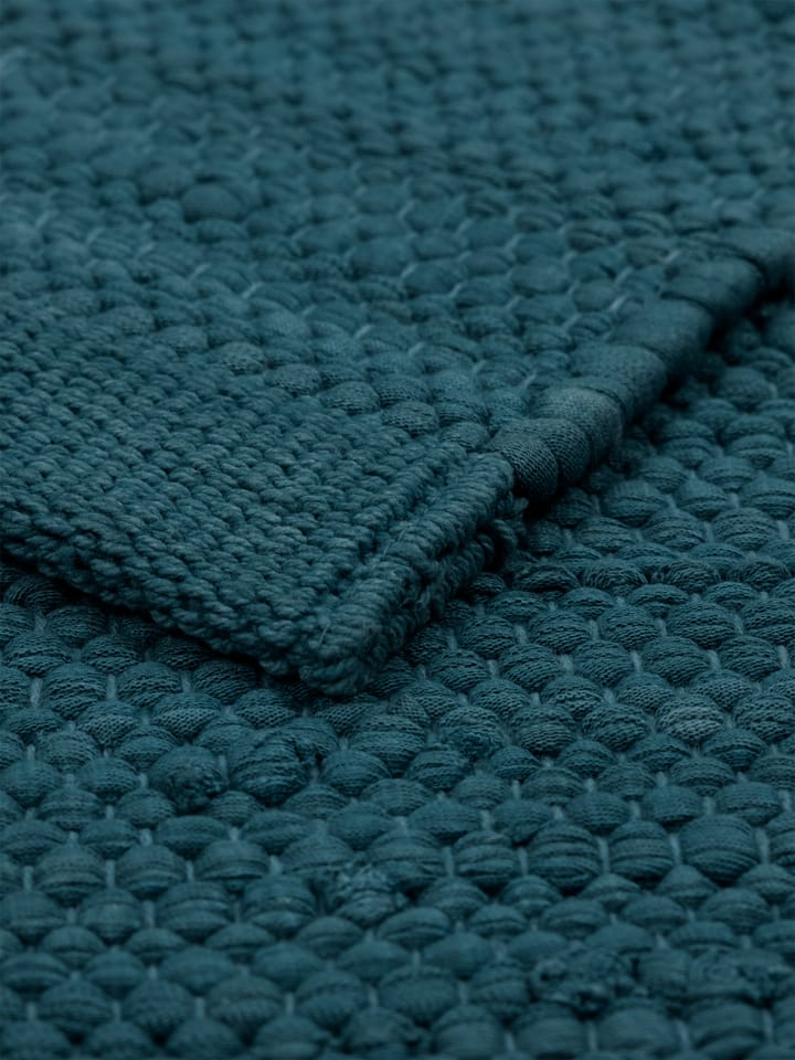 コットンラグ  170x240 cm, petroleum (petrolblue) Rug Solid | ラグソリッド