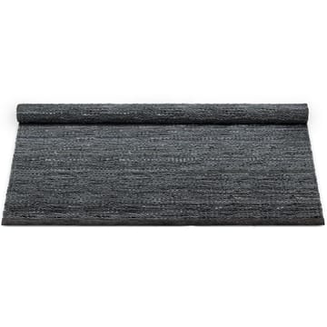 レザー ラグ  200x300 cm - Dark grey (dark grey) - Rug Solid | ラグソリッド