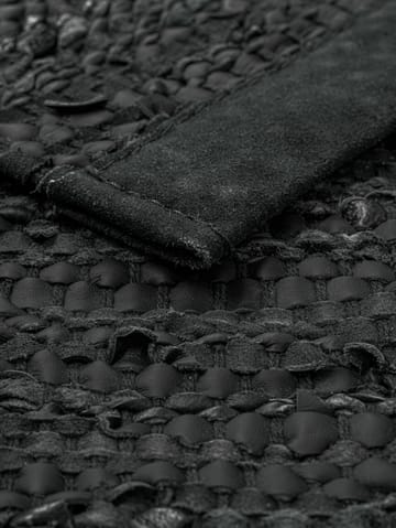 レザー ラグ  200x300 cm - Dark grey (dark grey) - Rug Solid | ラグソリッド