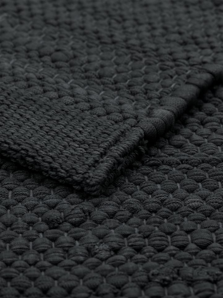 コットンラグ  60x90 cm, Charcoal Rug Solid | ラグソリッド