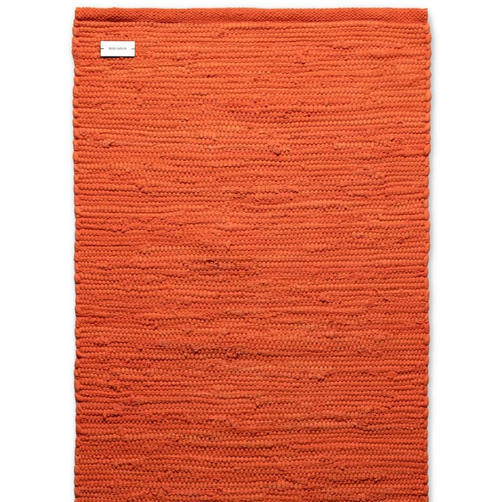 コットンラグ  60x90 cm, solar orange (orange) Rug Solid | ラグソリッド