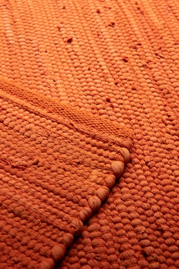 コットンラグ  60x90 cm - solar orange (orange) - Rug Solid | ラグソリッド