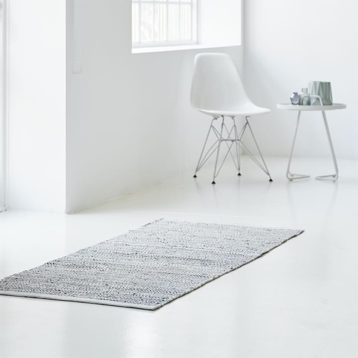 レザー ラグ  65x135 cm, light grey (light grey) Rug Solid | ラグソリッド