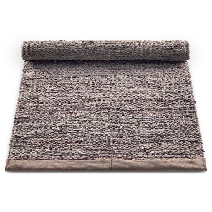 レザー ラグ  65x135 cm, wood (brown) Rug Solid | ラグソリッド