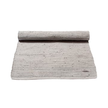 コットンラグ  75x300 cm - light grey - Rug Solid | ラグソリッド