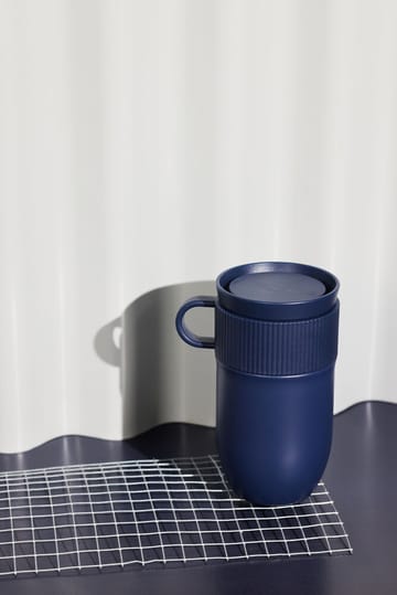 Ted car mug サーモスマグ 28 cm - Blue - Sagaform | サガフォルム