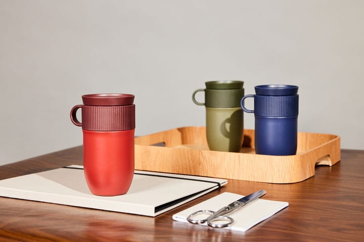 Ted car mug サーモスマグ 28 cm, Wine red Sagaform | サガフォルム