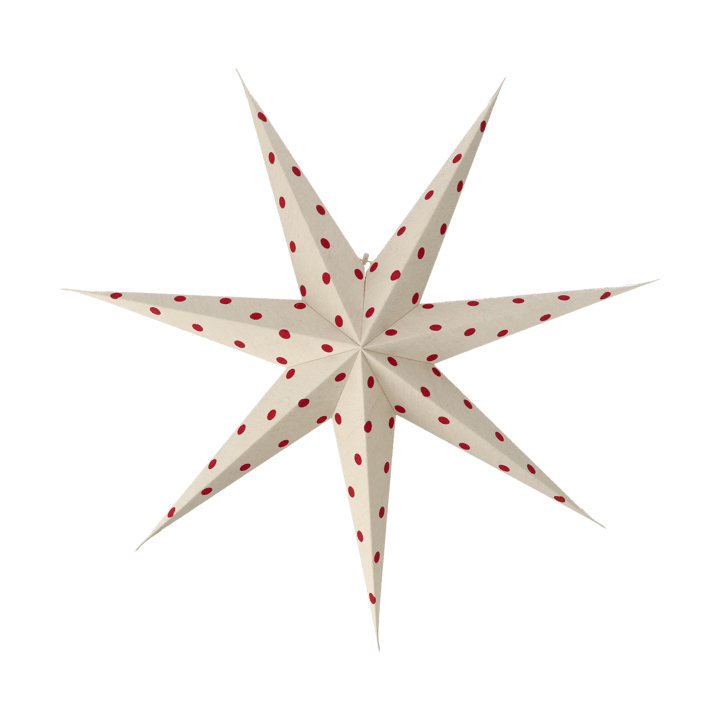 Bare アドベントスター white-red dots, 80 cm Scandi Living | スカンジリビング