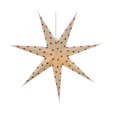 Bare アドベントスター white-red dots - 80 cm - Scandi Living | スカンジリビング