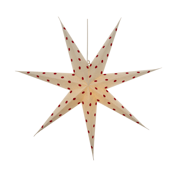 Bare アドベントスター white-red dots, 80 cm Scandi Living | スカンジリビング