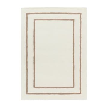 Borders ウ��ールカーペット - White-beige 170x240 cm - Scandi Living | スカンジリビング