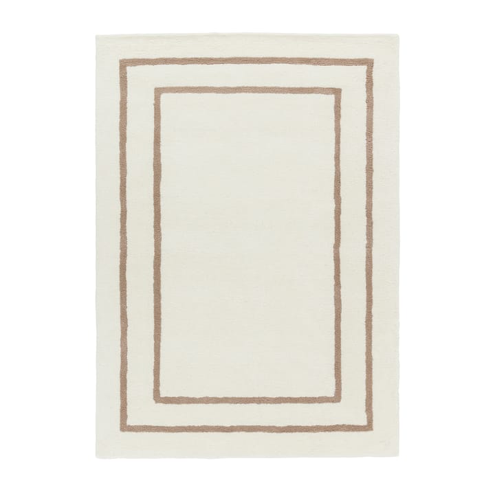 Borders ウールカーペット, White-beige 170x240 cm Scandi Living | スカンジリビング