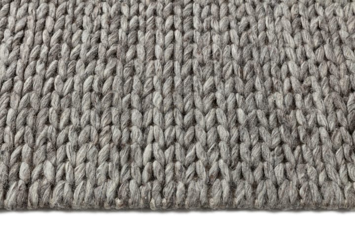 Braided ウールカーペット natural grey, 200x300 cm Scandi Living | スカンジリビング