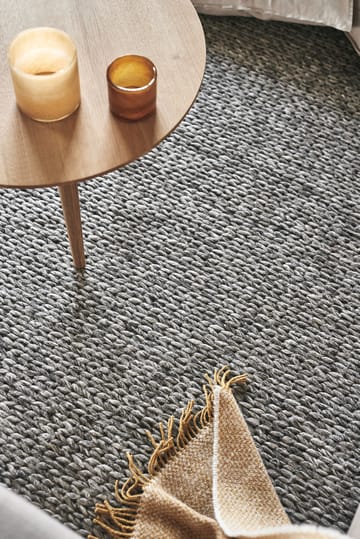 Braided ウールカーペット natural grey - 200x300 cm - Scandi Living | スカンジリビング