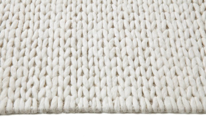 Braided ウールカーペット natural white, 200x300 cm Scandi Living | スカンジリビング