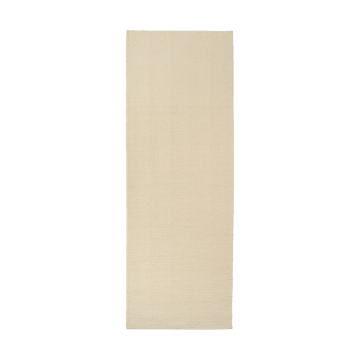 Furrow ウールラグ natural white - 80x240 cm - Scandi Living | スカンジリビング