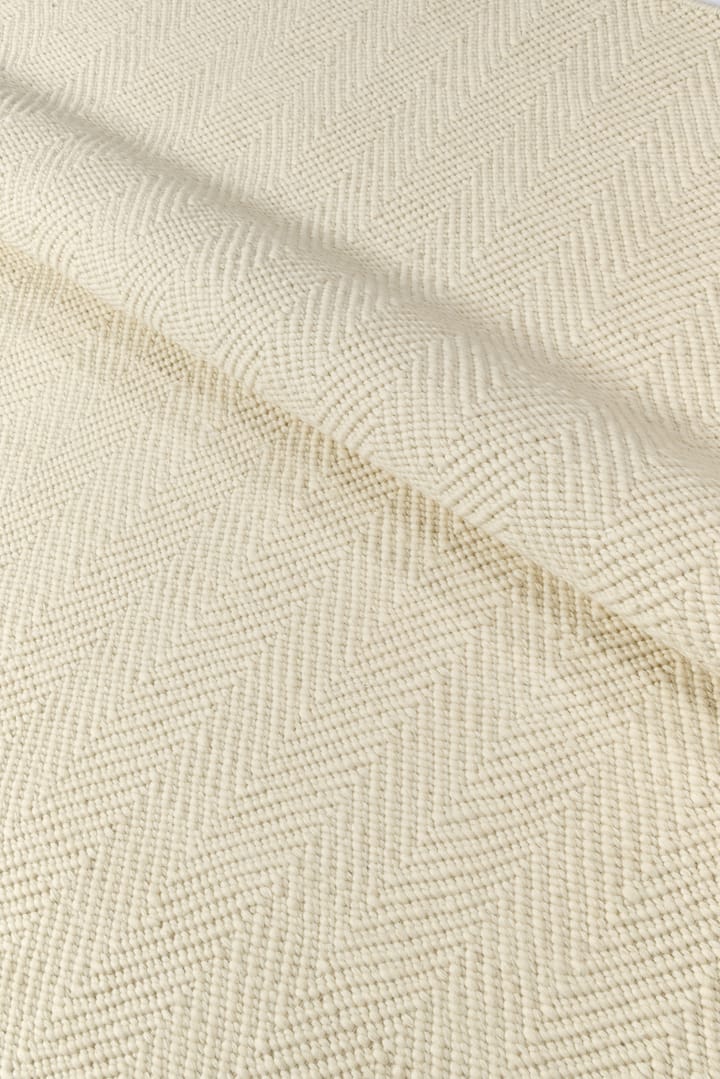 Furrow ウールラグ natural white, 80x240 cm Scandi Living | スカンジリビング