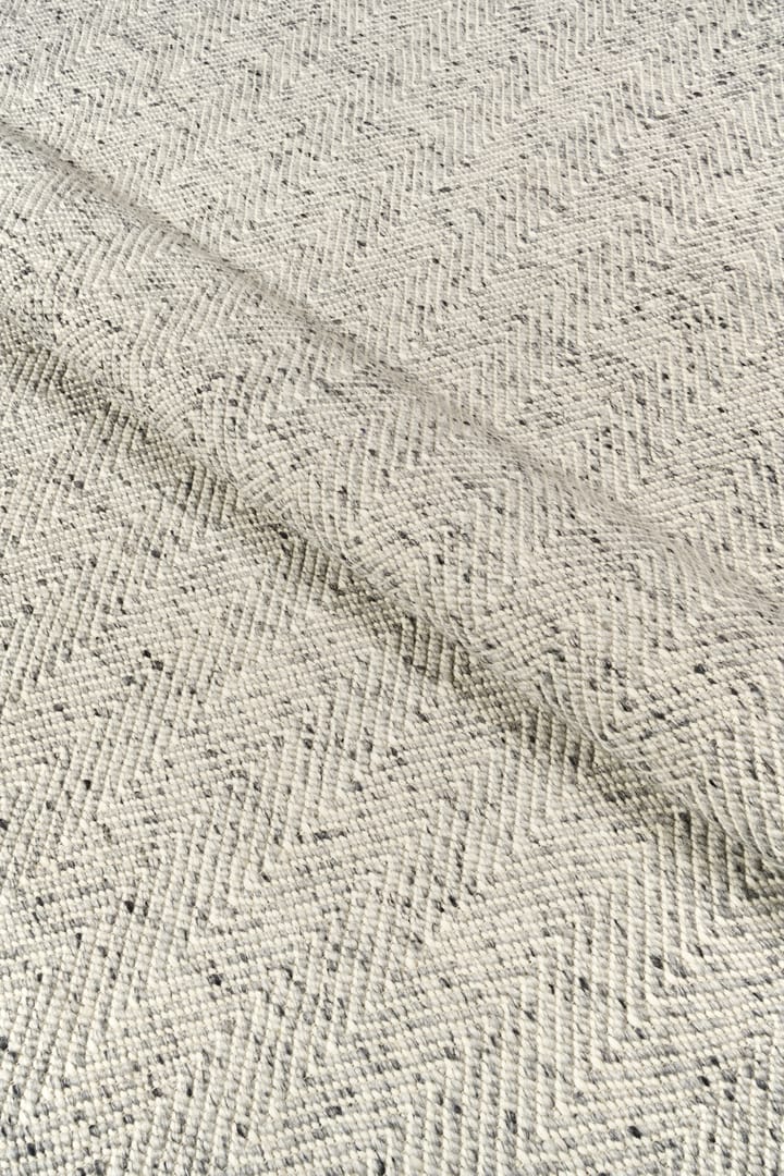 Furrow ウールラグ natural white/grey, 170x240 cm Scandi Living | スカンジリビング