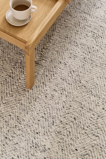 Furrow ウールラグ natural white/grey - 170x240 cm - Scandi Living | スカンジリビング