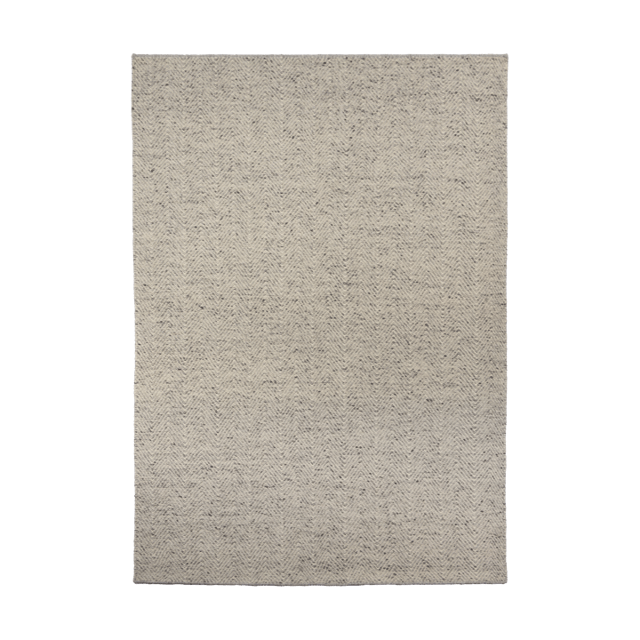 Furrow ウールラグ natural white/grey, 200x300 cm Scandi Living | スカンジリビング