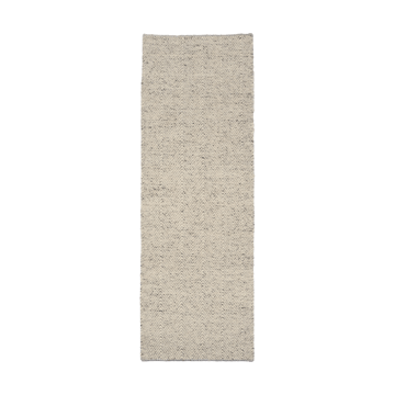 Furrow ウールラグ natural white/grey - 80x240 cm - Scandi Living | スカンジリビング