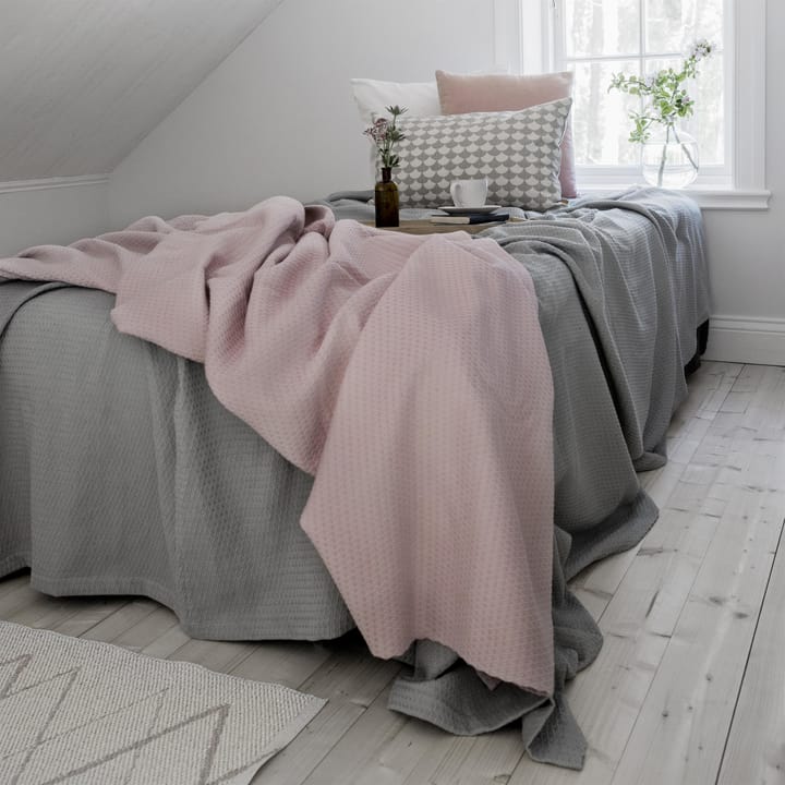 Kimono ベッドスプレッド 260x260 cm, dusty rose (pink) Scandi Living | スカンジリビング