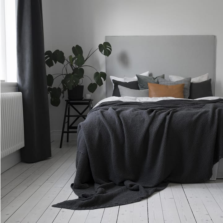 Moss ベッドスプレッド 260x260 cm, charcoal (grey) Scandi Living | スカンジリビング